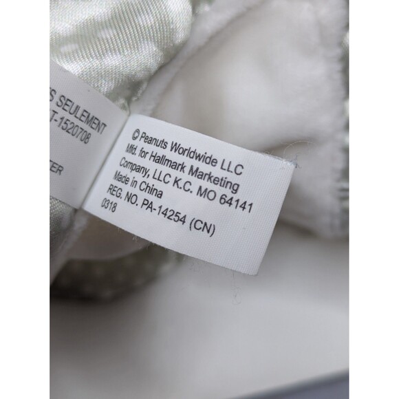 Hallmark Itty Bitty SNOOPY Dog Peanuts Satin Trim Dot Lovey Security Blanket - Picture 7 of 8